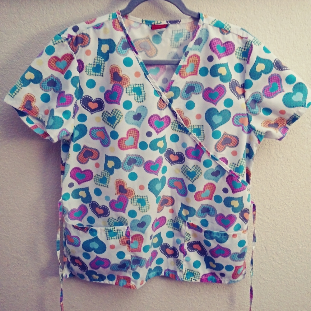 Denice Scrub Top - Small (2 for $10)
